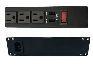 USB Şarjlı 3 Soketli Güç Şeridi, Çok Fonksiyonlu Çoklu Güç Çıkışı