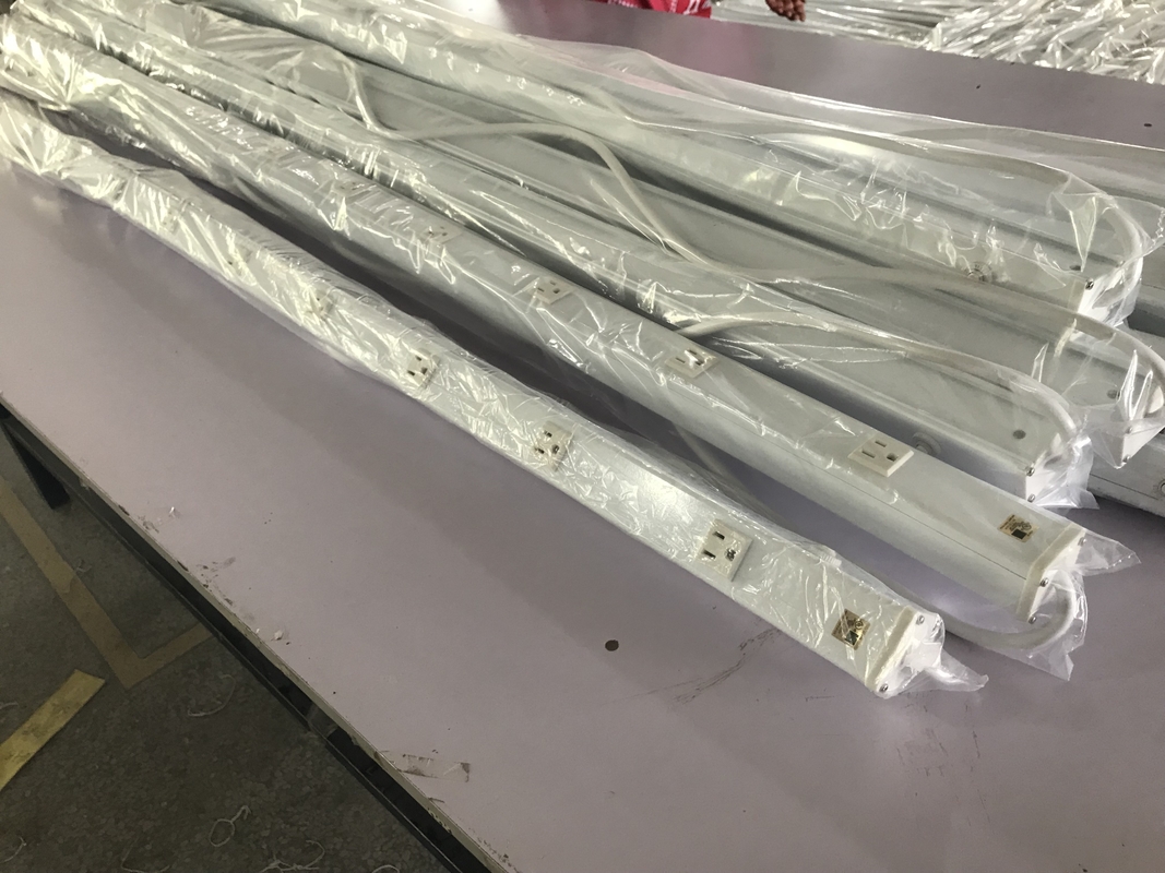 10' Uzatma Kablolu Ultra Uzun Metal Kabuk 12 Yollu Çok Çıkışlı Güç Şeridi Amerikan, UL onaylı Güç Soketi