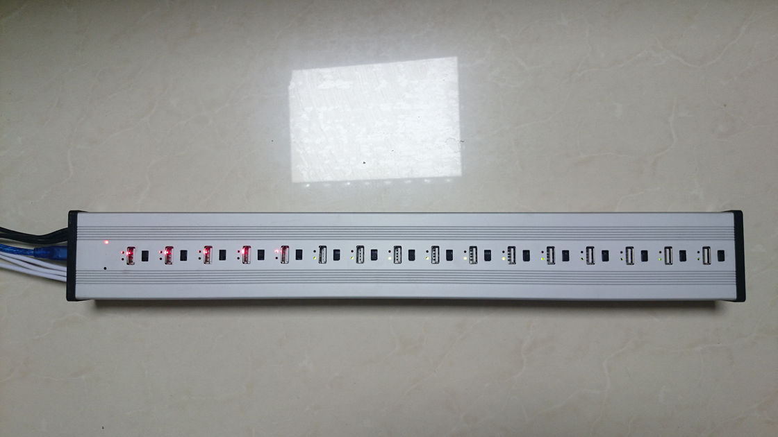 IPads / IPhones / Akıllı Telefon 5VDC 2.1A için Akıllı 16 Port USB Şarj Güç Şeridi