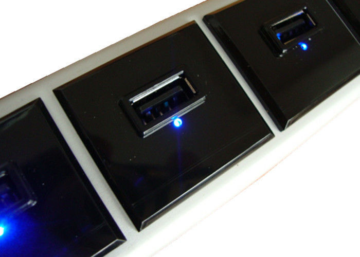 Çoklu 9 Port USB Şarj Güç Şeridi Kısa Devre Koruması ETL FCC CE