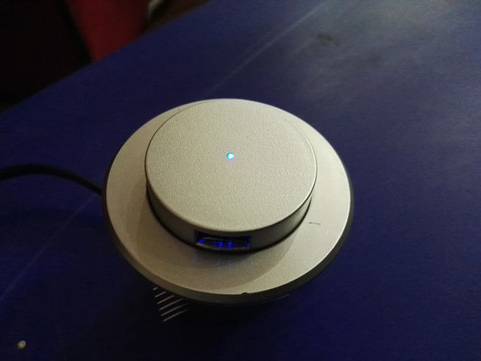 Taşınabilir Seyahat Usb Şarj İstasyonu Yuvarlak 2 X USB Şarj Cihazı ile Takılı