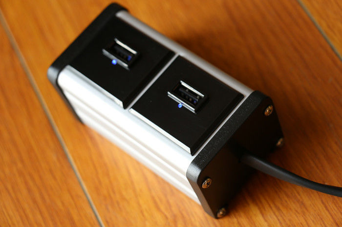 Cep Telefonu İçin Evrensel Masaüstü USB Şarj İstasyonu 2 Port Hızlı Şarj