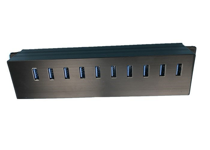 Office Kullanımı İçin 10 Bağlantı Noktalı USB Şarj Güç Şeridi Hub / Güç Dağıtım Birimi