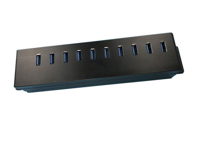 Office Kullanımı İçin 10 Bağlantı Noktalı USB Şarj Güç Şeridi Hub / Güç Dağıtım Birimi