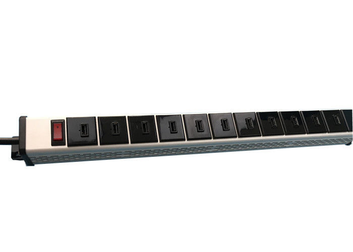 IPad / Cep Telefonu için Akıllı 11 Port USB Şarj Edilebilir Güç Şeridi