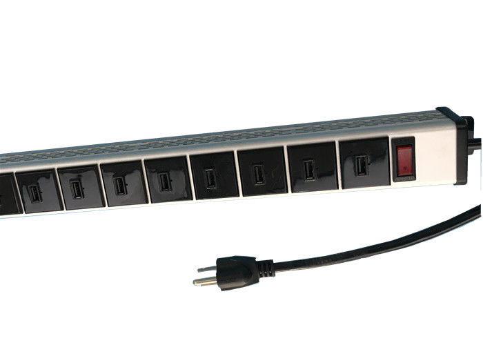 IPad / Cep Telefonu için Akıllı 11 Port USB Şarj Edilebilir Güç Şeridi
