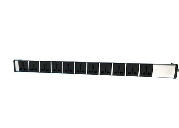 Çok İşlevli 11 Jack Uluslararası Evrensel Çıkış Gücü Şerit, IEC320 Fiş Adaptörü Güç Dağıtım Birimi PDU