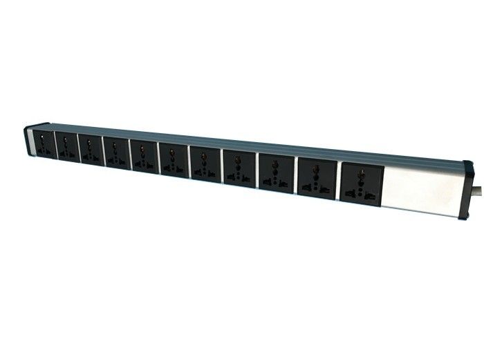 Çok İşlevli 11 Jack Uluslararası Evrensel Çıkış Gücü Şerit, IEC320 Fiş Adaptörü Güç Dağıtım Birimi PDU